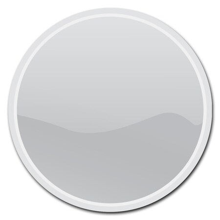 Signmission Gray Circle Vinyl Laminated Decal D-48-CIR-Gray